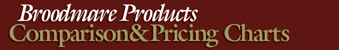 Broodmare Products Comparison and Pricing Chart